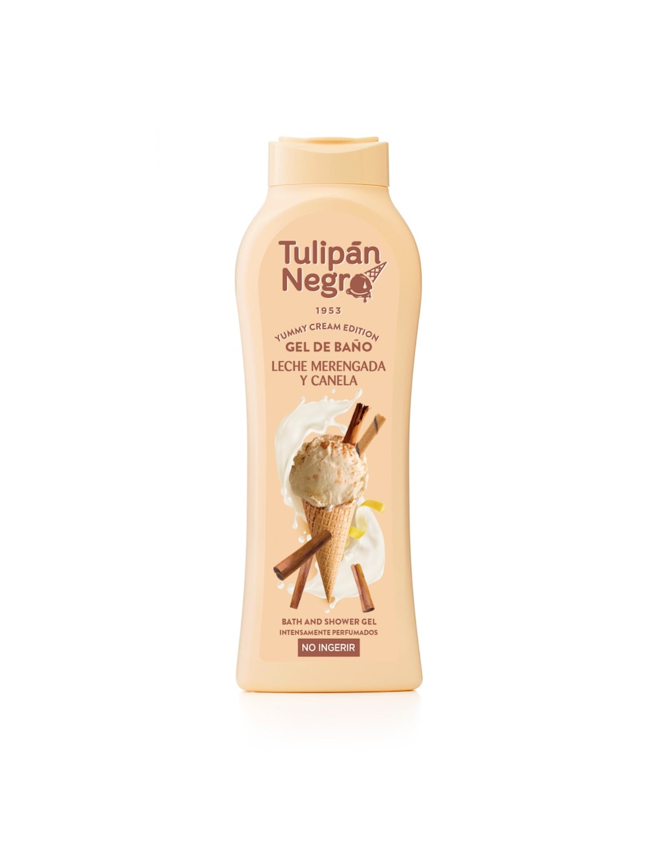 Gel de duș Tulipan Negro Leche Merengada y Canela