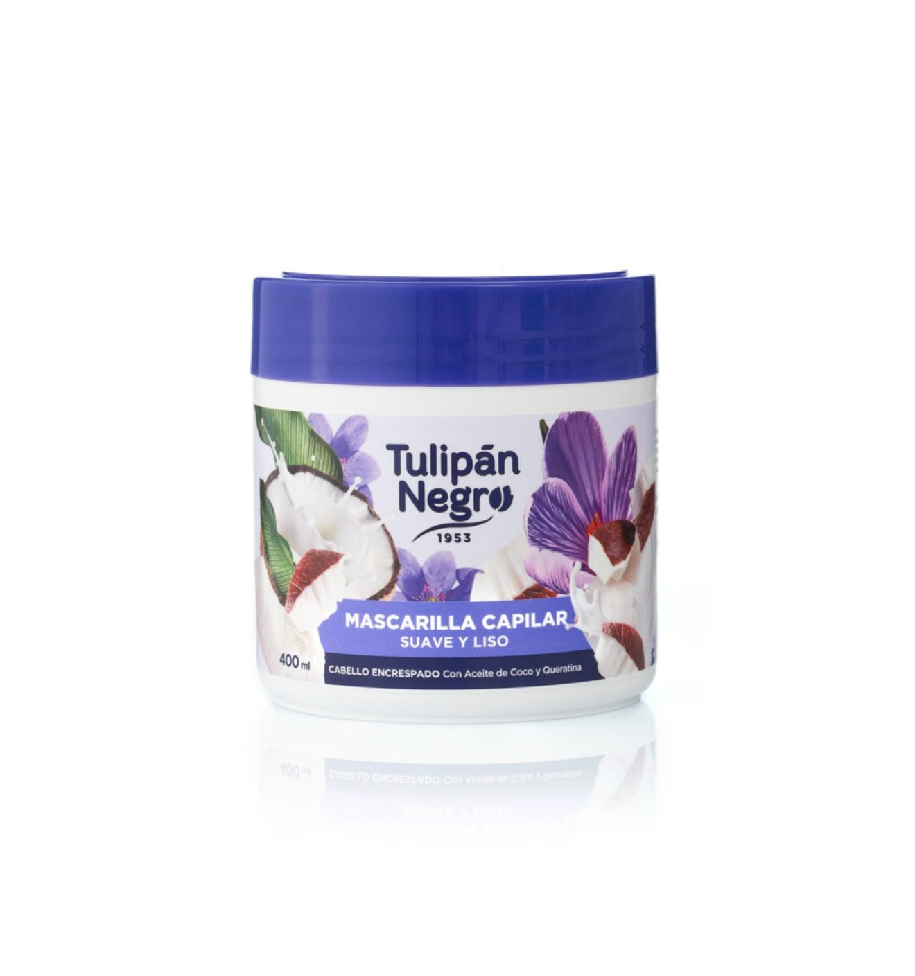 Mască de păr Tulipan Negro - păr neted și mătăsos
