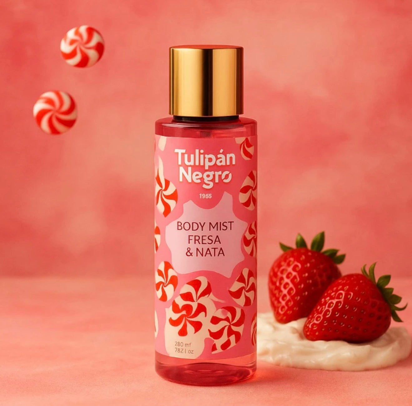 Spray de corp Tulipan Negro - Fresa y Nata