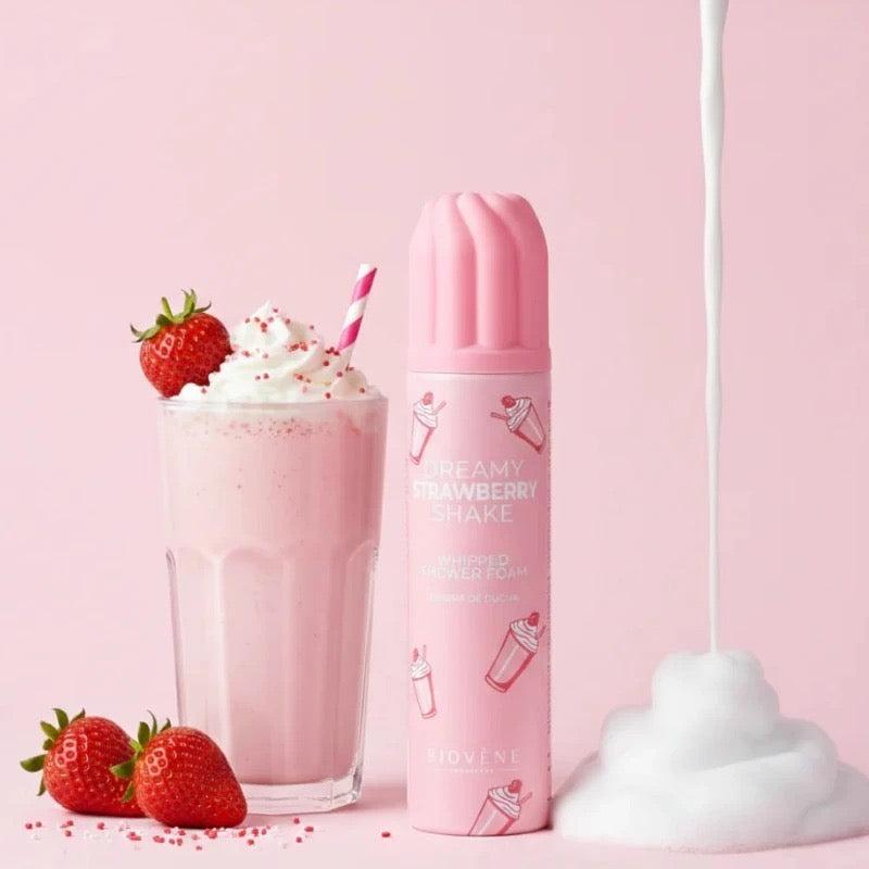 Spumă de duș Biovene - Strawberry Shake 200 ml