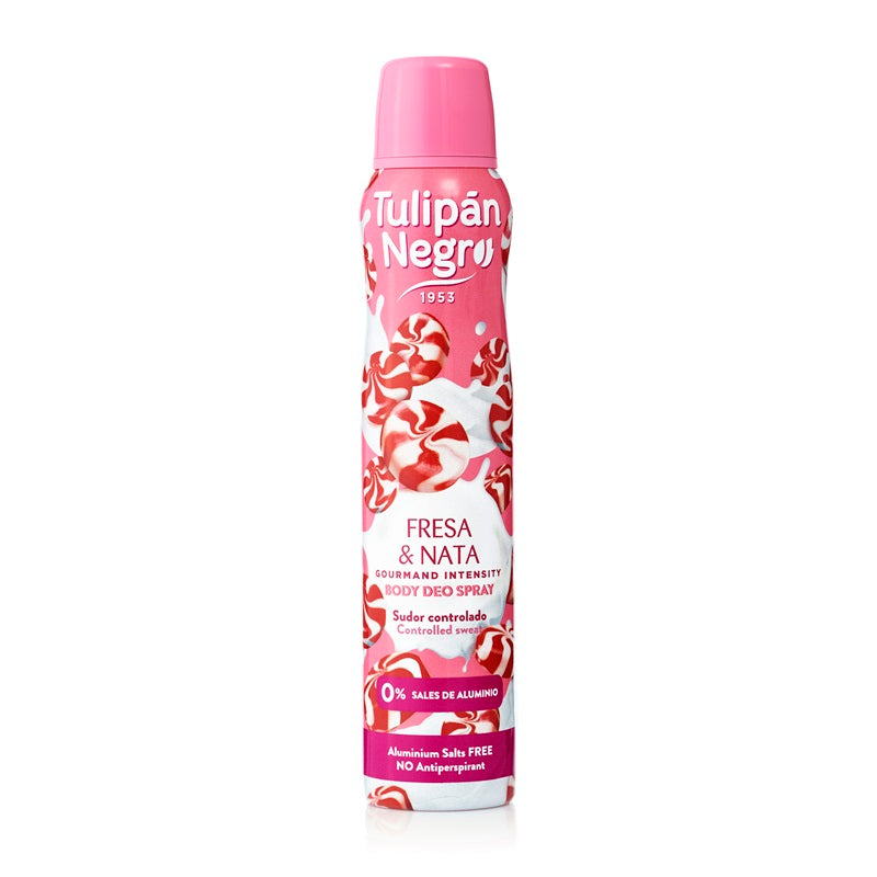 Deodorant spray Tulipan Negro - Fresa & Nata