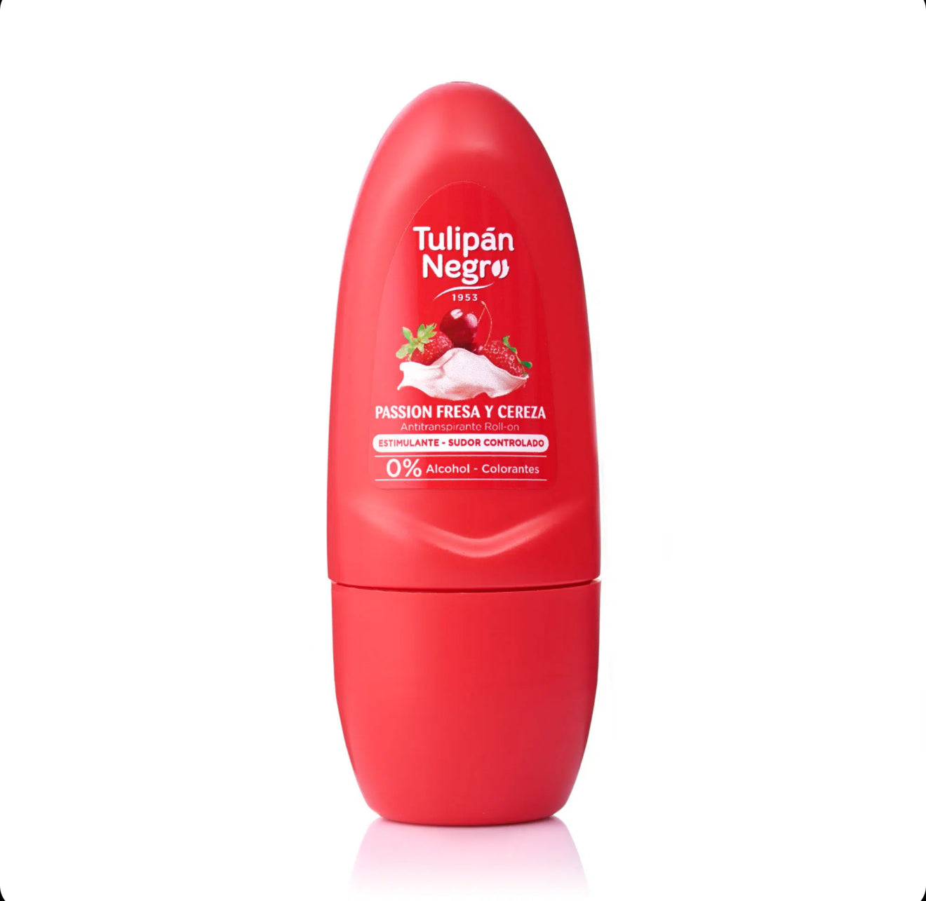 Deodorant Roll On Tulipan Negro - Fresa & Cereza