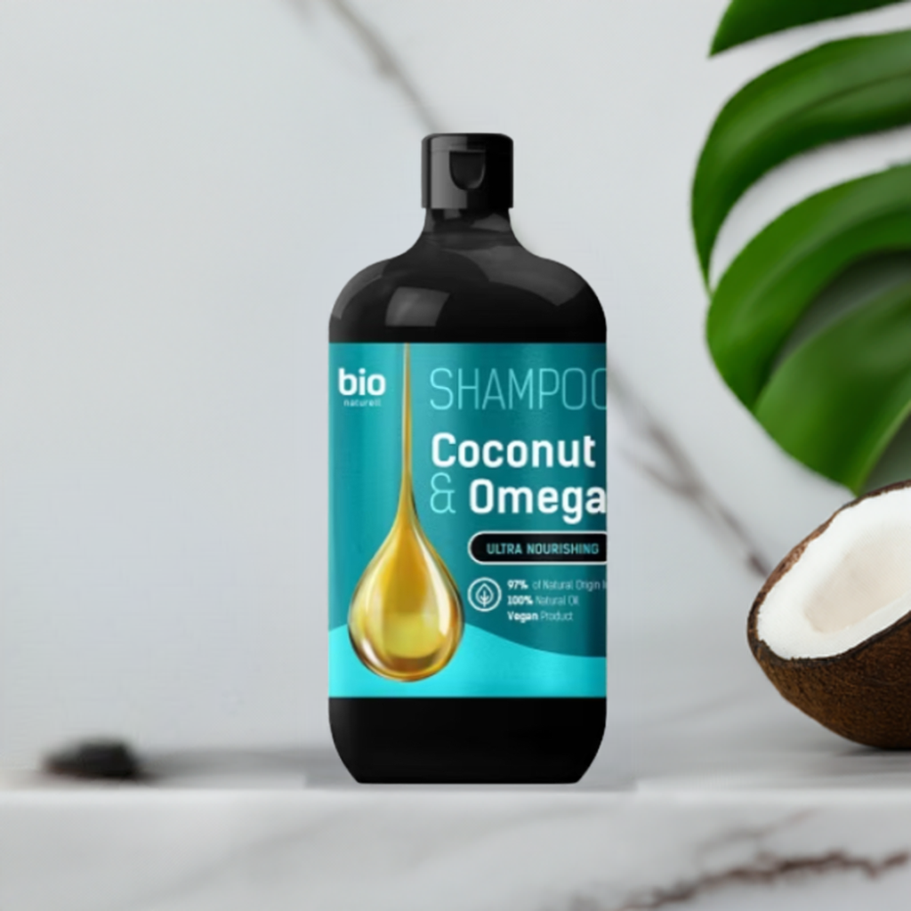 Șampon cu ulei de cocos și omega 3 Bio Naturell