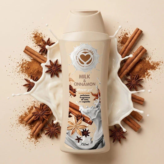 Gel de dus Setablu - Milk & Cinnamon 750 ml