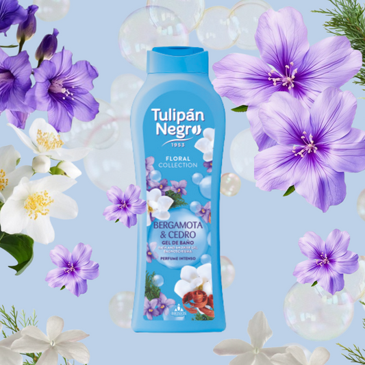 Gel de duș Tulipan Negro - Bergamota & Cedro