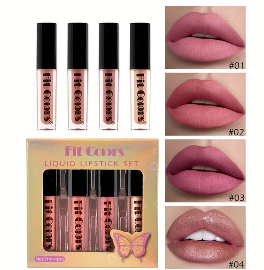 Set de 4 lipstick-uri