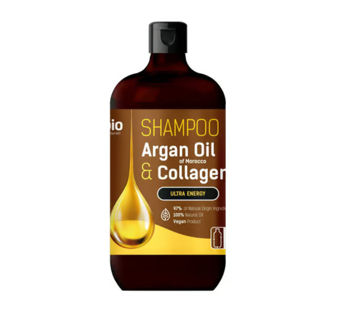 Șampon de păr cu ulei de argan și colagen Bio Naturell