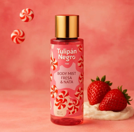 Spray de corp Tulipan Negro - Fresa y Nata