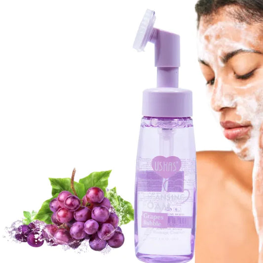 Spumă pentru curățarea facială cu periuța Ushas - Struguri