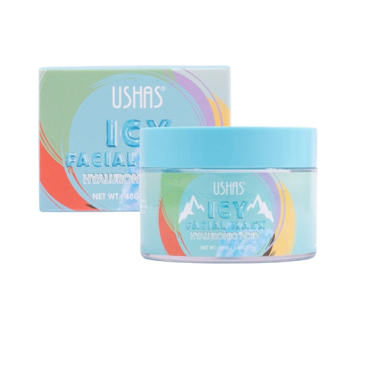 Mască facială Ushas Icy cu acid hialuronic