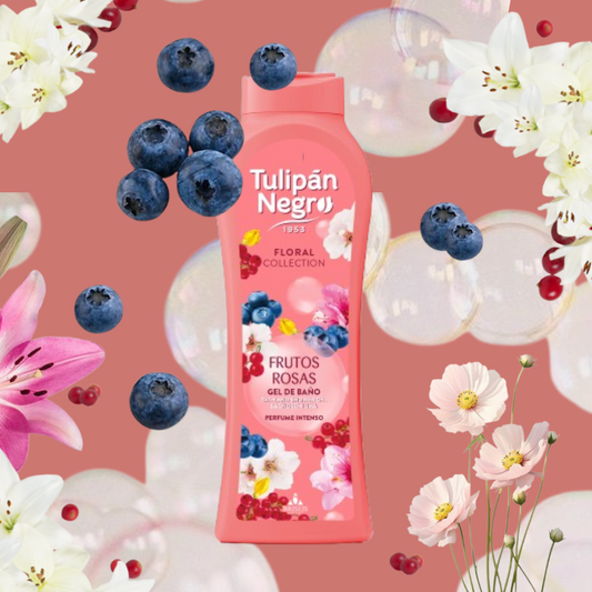 Gel de duș Tulipan Negro - Frutos Rosas