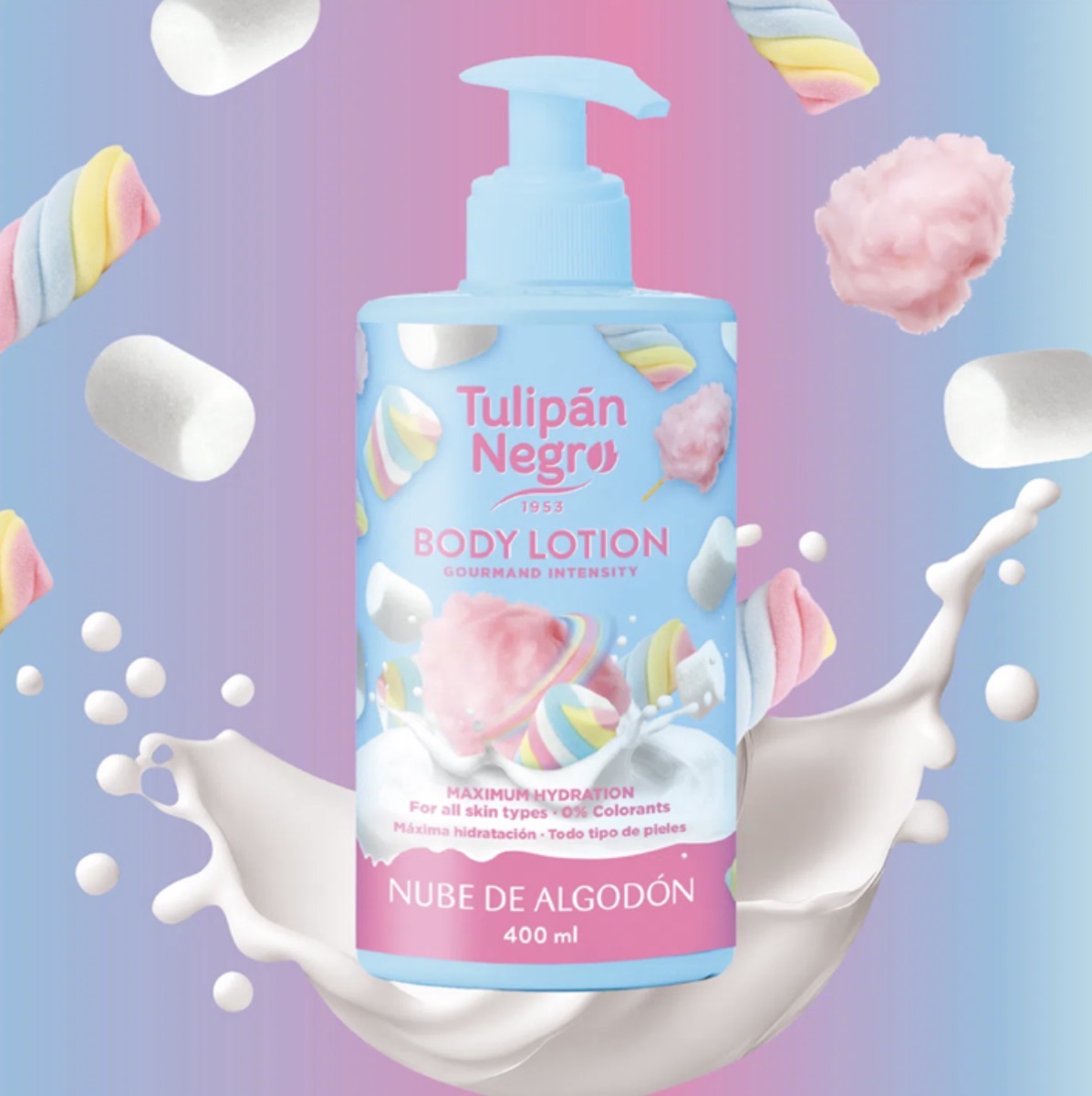 Loțiune de corp Tulipan Negro - Nube de Algodon